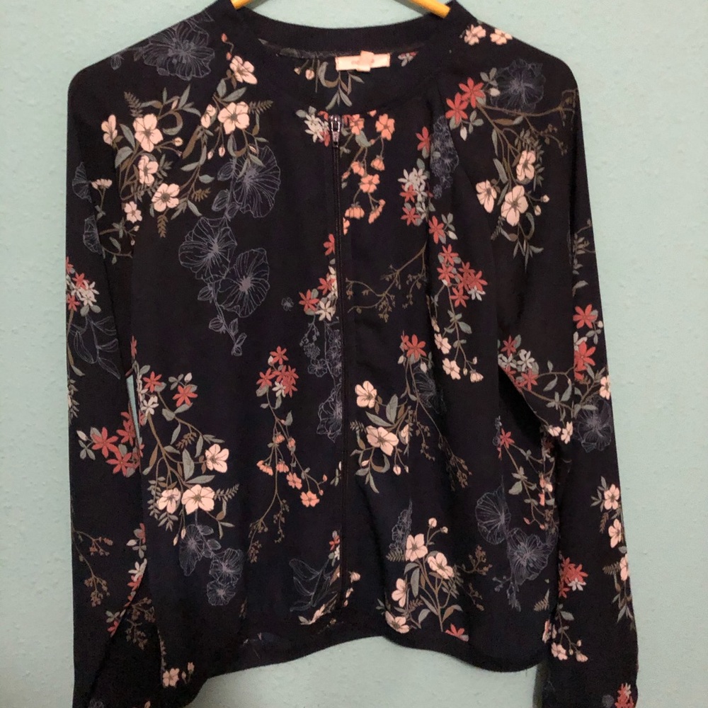 Thin zip up jacket